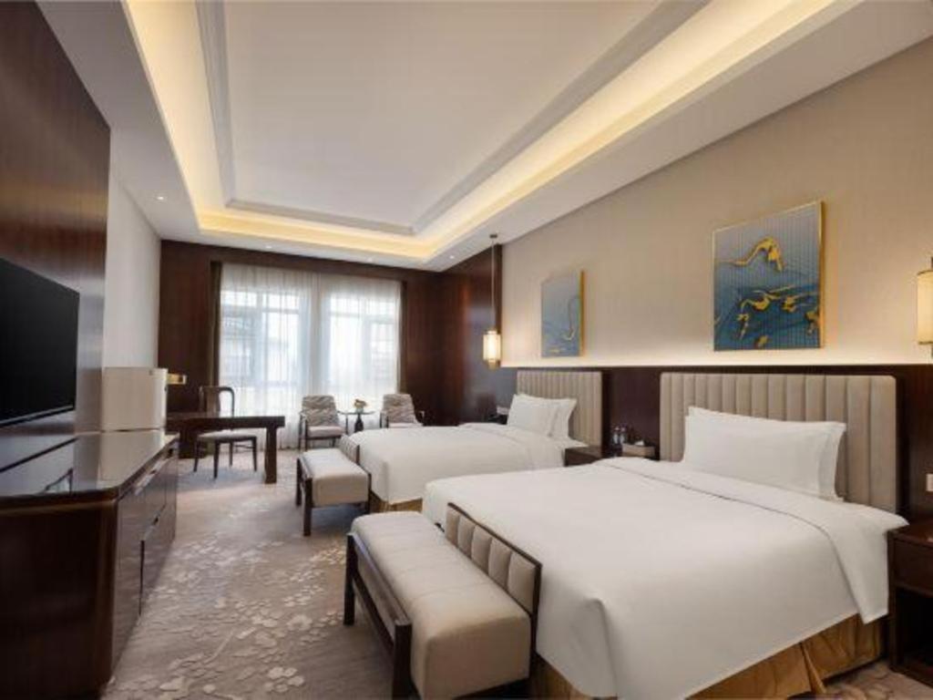 Linyi Blue Horizon International Hotel Yi He מראה חיצוני תמונה